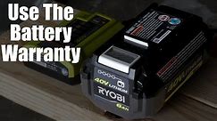 Using Ryobi's Battery Warranty
