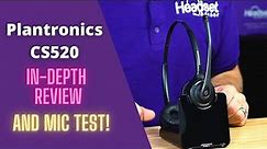 Plantronics CS520 In-Depth Review and Mic Test!