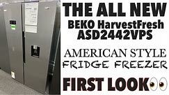 BEKO HarvestFresh ASD2442VPS American Style Fridge Freezer / Buzdolabı Dondurucusu