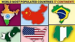 Which is the Largest Continent in the World by Area's Land