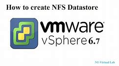 How to create NFS Datastore on ESXi 6.7