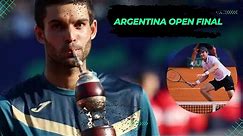 Diaz Acosta claims first ATP title in front of home crowd - Argentina Open Final vs Jarry analysis