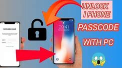 How To Unlock iPhone Passcode iF Forgot Any iPhone Passcode Latest 2024 (Unlock iPhone Password 2024