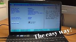 How to enter the BIOS on most Sony Vaio laptops - The easy way!