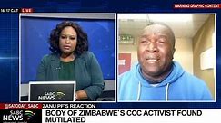 ZANU-PF reacts to the body discovery of Zimbabwe's CCC activist, Moreblessings Ali