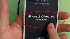 Sửa lỗi iPhone 6s iPhone bị vô hiệu hóa – kết nối iTunes