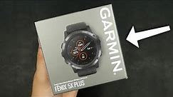 Garmin Fenix 5X Plus - Unboxing & Setup