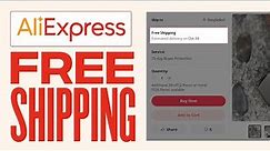 How To Get Free Shipping on Aliexpress (2024) Step by Step