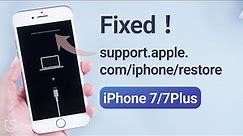 [2023] Fixed: iPhone 7 Stuck on support.apple.com/iphone/restore? Get Out of Recovery Mode Now!