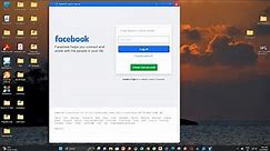 Install Facebook on laptop | Facebook App install on PC