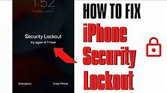 How to Fix iPhone Security Lockout - 3 Solutions to Unlock without Passcode