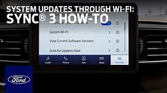 SYNC® 3 Automatic System Updates Through Wi-Fi | SYNC® 3 How-To | Ford
