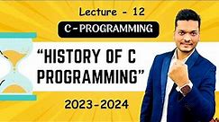 History of C Programming | C Programming