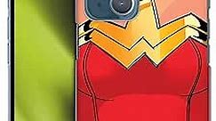 Head Case Designs Officially Licensed Wonder Woman DC Comics Costume Logos Hard Back Case Compatible with Apple iPhone 13
