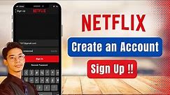 Netflix : How to Sign Up /Create an Account !