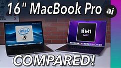 2021 M1 Max 16" MacBook Pro VS 2019 Intel i9 16" MacBook Pro! Compared!