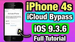 iPhone 4s iCloud Bypass iOS 9.3.6 Full Tutorial