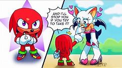 Rouge Meets Baby Knuckles - Knuckles x Rouge (Knuxouge) Comic Dub Compilation [Violetmadness]