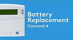 How to Replace Your Concord 4 Panel Battery