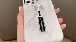 iPhone 12 White Marble Case