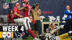 Pittsburgh Steelers vs. Houston Texans Game Highlights | NFL 2023 Week 4
