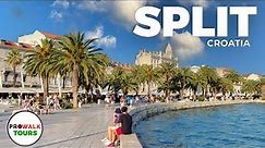 Split, Croatia Walking Tour - 4K 60fps with Captions