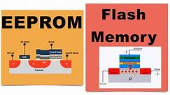 EEPROM vs FLASH | Similarities | Differences #engineering #electronics #memory