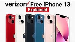 Verizon's Free iPhone 13 Deal: Explained!