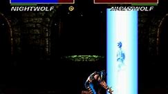 Mortal Kombat 3 - SNES - Nightwolf - Fatality 1