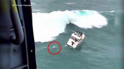 Man arrested after rescue from sinking yacht