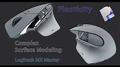 Plasticity 3D Tutorial | Logitech MX Master Design | Complex Surface Modeling (Part 01)