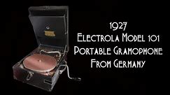 The Underrated Electrola 101 Portable Phonograph - An Amazing Alternative to the HMV 101 Gramophone!