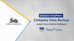 How to Schedule TallyPrime Company Data Backup Using Cobian Backup Software | TallyHelp