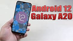 Install Android 12 on Galaxy A20 (LineageOS 19) - How to Guide!