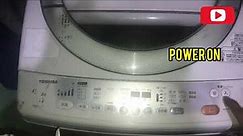 Toshiba washing machine japan operation tutorial