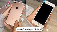 iPhone 7 (rose gold) unboxing in 2021 💓| 03.simmer