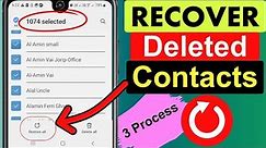 How to Recover Deleted Contacts From Android Phone 2024