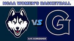 UConn vs Georgetown | NCAA Women's Basketball Live Scoreboard