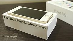 iPhone 5s (Gold 16GB) - Unboxing and Overview