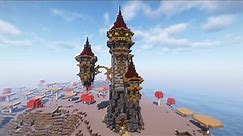 Minecraft: How to Build a Fantasy Wizard Tower | Tutorial
