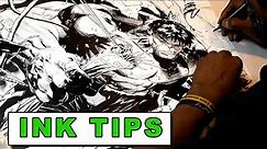 Learn How to Ink Comics - The Ink-credible Hulk