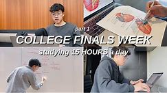 COLLEGE FINALS WEEK | studying 15 HOURS a day *productive motivational exam week vlog* waterloo uni