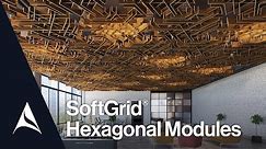 SoftGrid® Hexagonal Acoustic Ceiling Baffles