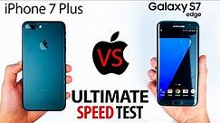 iPhone 7 Plus VS S7 Edge - The ULTIMATE SPEED Test!