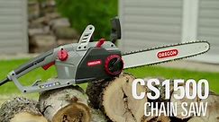 Oregon CS1500 Self-Sharpening 15 Amp Corded Electric Chainsaw, 18 in. Bar, Equipped with PowerSharp Saw Chain 603352