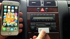 Hook up iPhone 6 to Older Mercedes Benz Radio