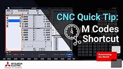Mitsubishi Electric CNC Quick Tips | Running M Codes On The Fly