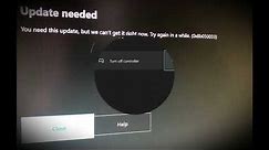 7 Ways To Fix Xbox Update Error 0x8B050033 | Update needed | You need this update