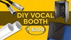 How To Build a DIY Vocal Booth For Under $200! | Build A Portable Recording Booth