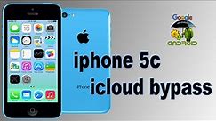 iphone 5c icloud bypass